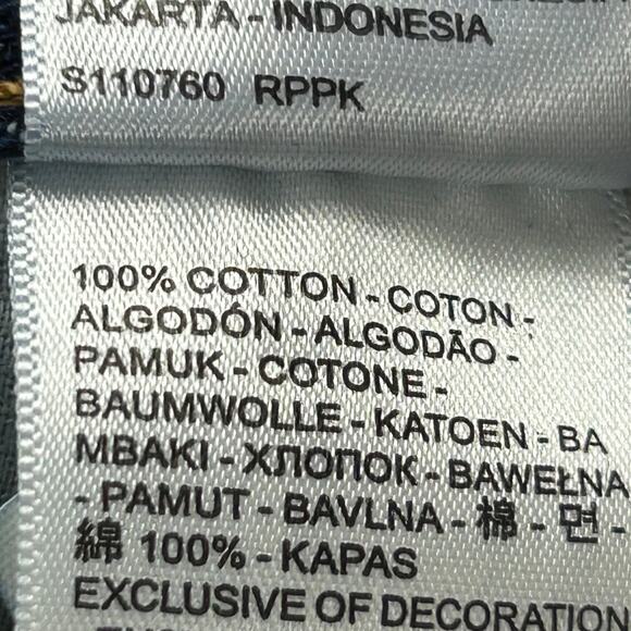 Levi's 501 Jeans Mens 34x34 Blue Dark Wash Button Fly Straight Leg Cotton - Picture 4 of 12